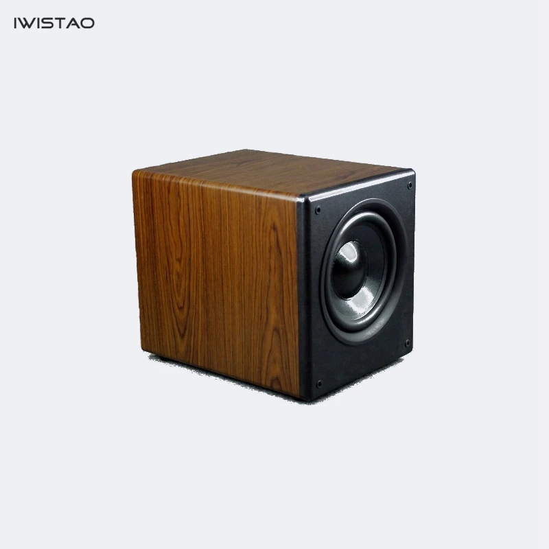 IWISTAO 8 дюймов HIFI пассивный сабвуфер 100 Вт 4/8 Ом 35гц-300Гц 86дб деревянный шкаф