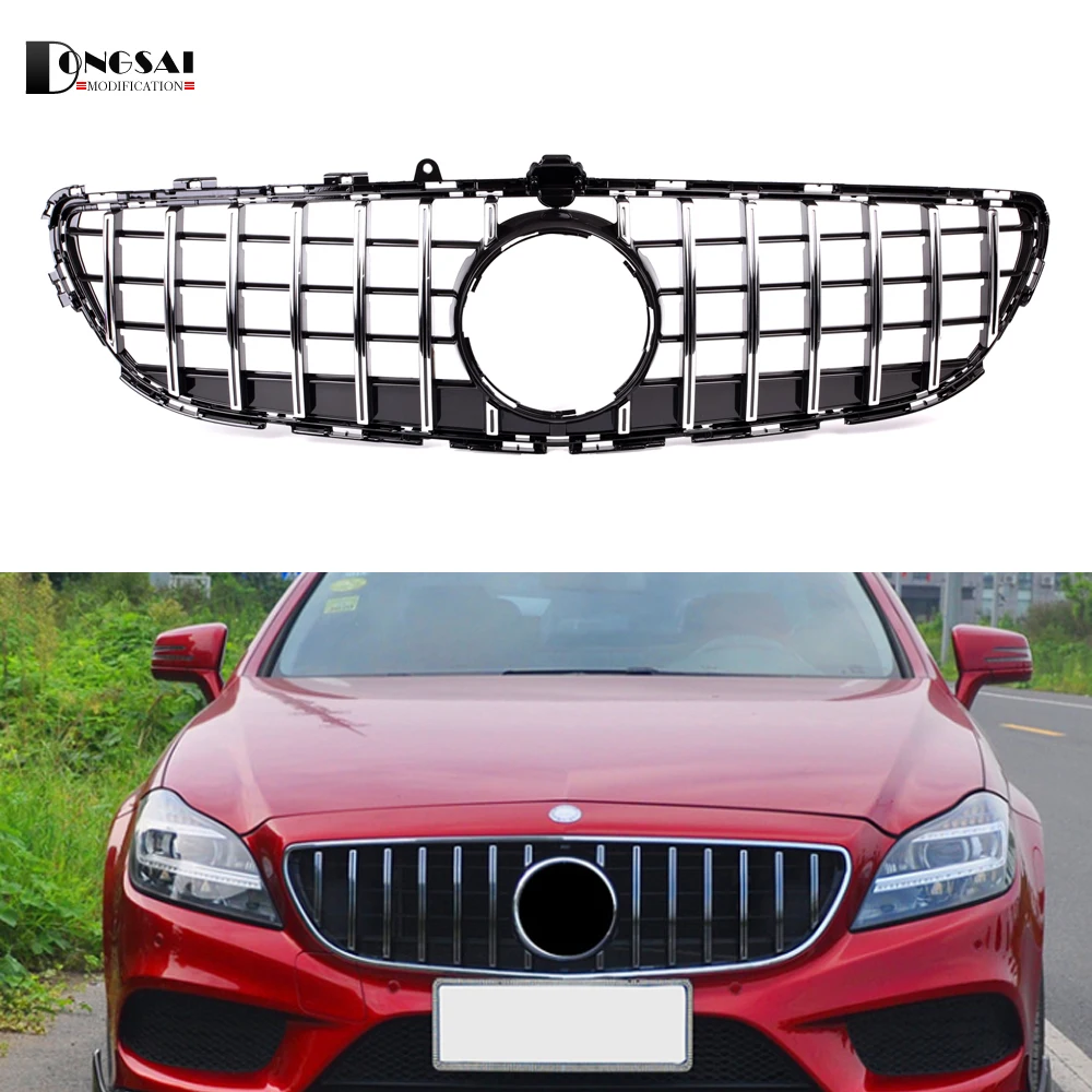 

New Racing Grills For Mercedes CLS class W218 GT R GTR Grille CLS300 CLS350 CLS450 CLS500 2011-2018