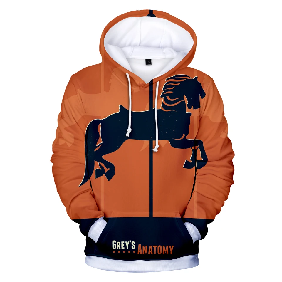 

GRAY'S ANATOMY Hoodie Sweatshirt Men/Female Long Sleeve Sweatshirt GRAY'S ANATOMY Zebra Print Hoodie Large Size Tops Hot Sale