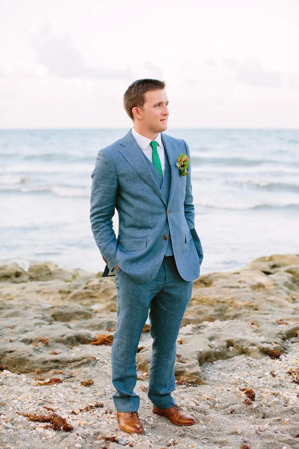 beach wedding tuxedo