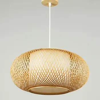 

Bamboo chandelier chandelier Chinese antique restaurant hotel teahouse inn hand rattan Japanese chandelier zb63