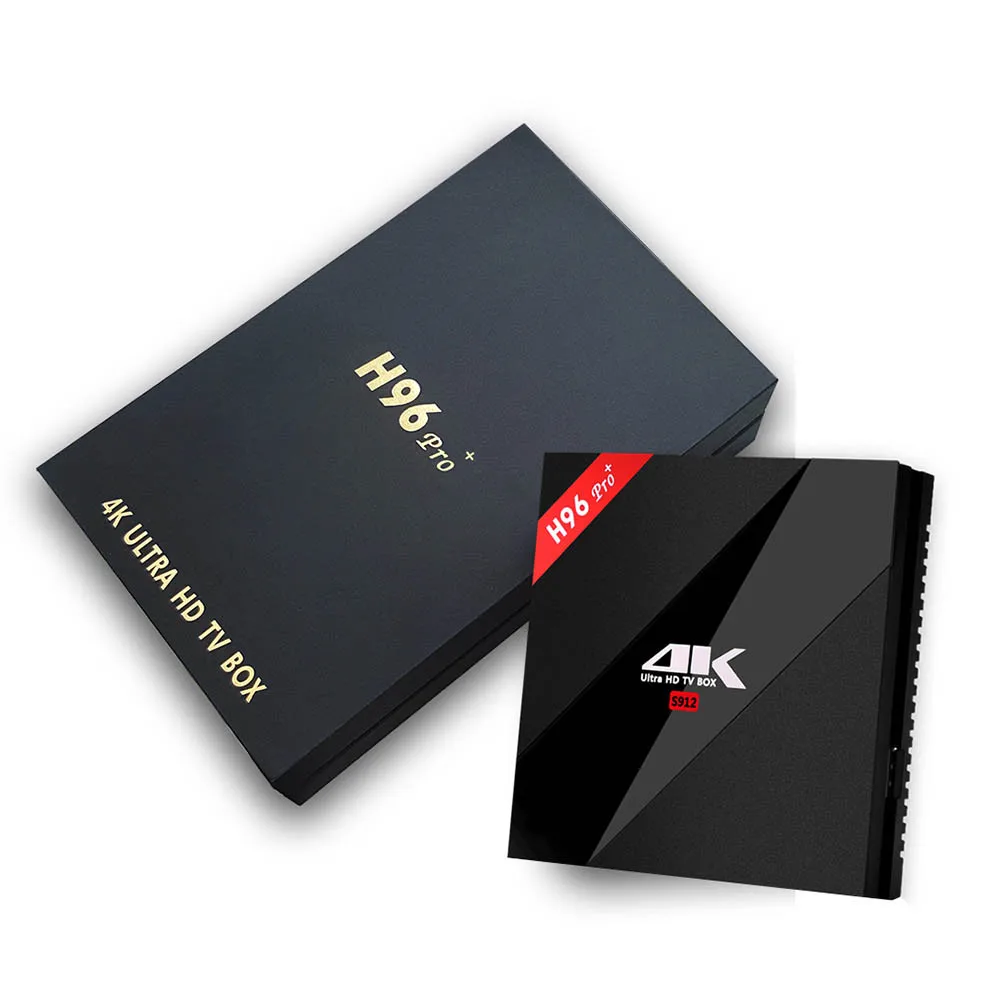 H96 PRO Plus Android 7.1 Smart TV Box Amlogic S912 Octa Core H96pro 3G 32G 2.4GHz/5.8GHz Wifi 4K Bluetooth H96 PRO+ Set Top Box