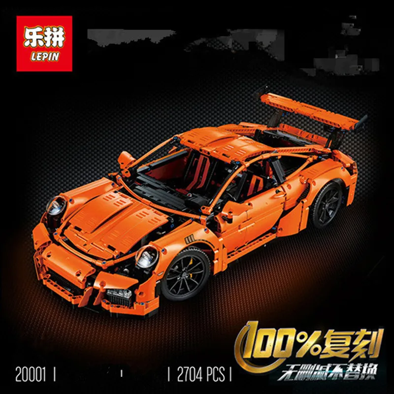 

LEPIN 20001 2704PCS technic series Race Car Model Building Kits Blocks Bricks Compatible 42056 Boys Gift Educational Toys gifts