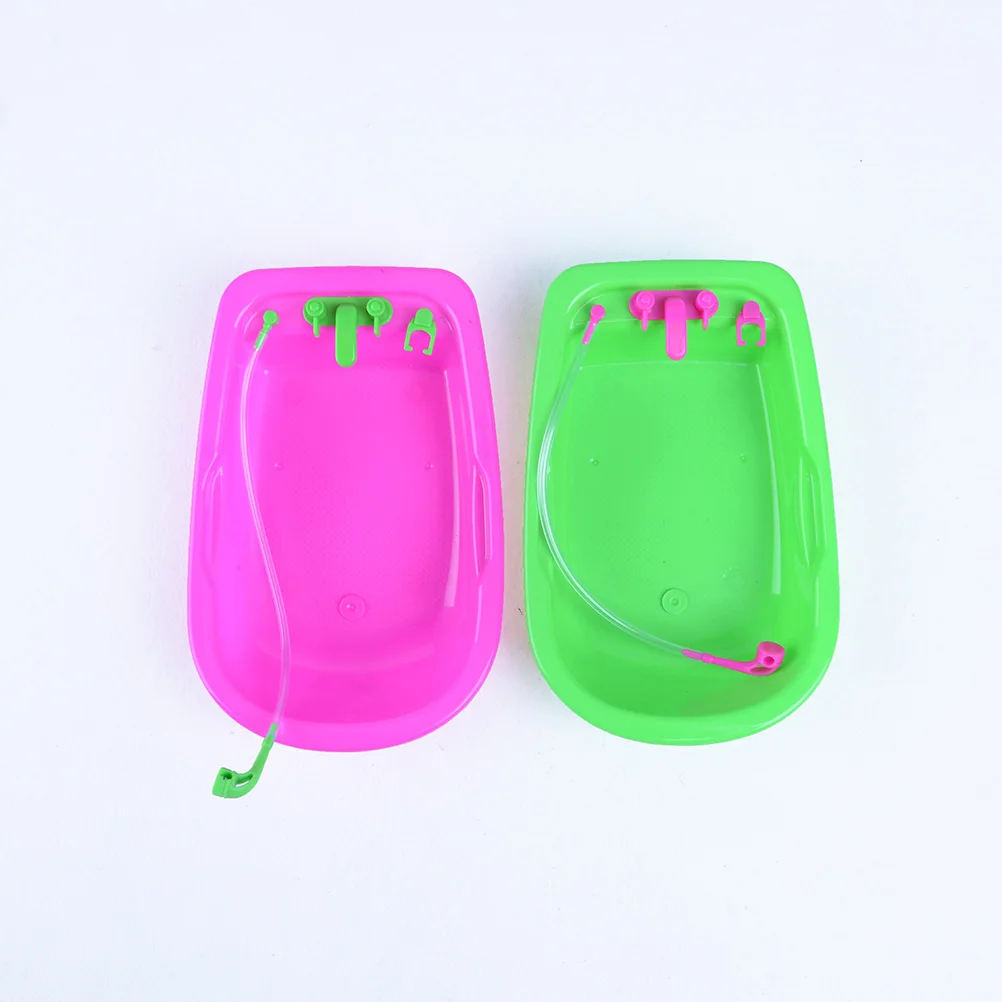 cute baby bagno vasca da bagno per barbie kelly bambola giocattolo del bambino giocare giocattoli casa