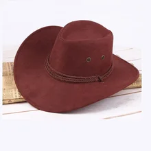 9 цветов ковбойская шляпа для мужчин и женщин Повседневная Западная винтажная кожаная широкие полями вечерние шляпа сомбреро Hombre Cappello Uomo M0204