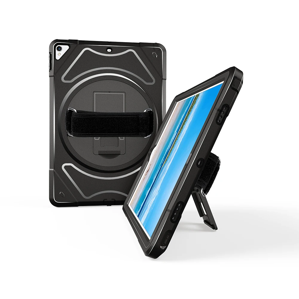 

Miesherk Case for iPad Pro 10.5 with 360 Degree Rotating Hand Strap and Kickstand, Heavy Duty Shockproof Drop Protection Cover