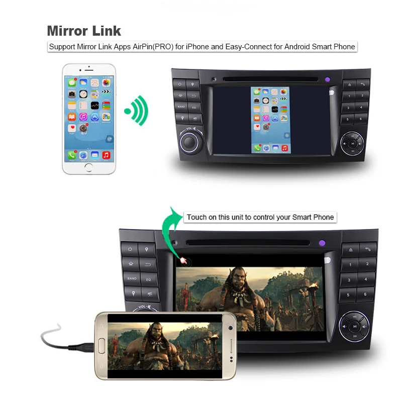 Sale Android 7.1 8.0 Car DVD Player For MERCEDES BENZ E class W211 G-Class W463 CLS W219 W209 GPS Navi Head Unit Video Player Wifi bt 33