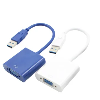 

USB 3.0 To VGA Multi-Display Adapter Converter External Video Graphics Card 5.0 Gbps Compatible With USB 2.0