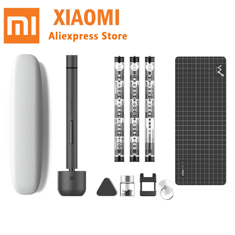 

Original XIAOMI Mijia Wowstick 1F+ 64 In 1 Electric Screw Mi driver Cordless Lithium-ion Charge LED Power Screw mijia driver kit