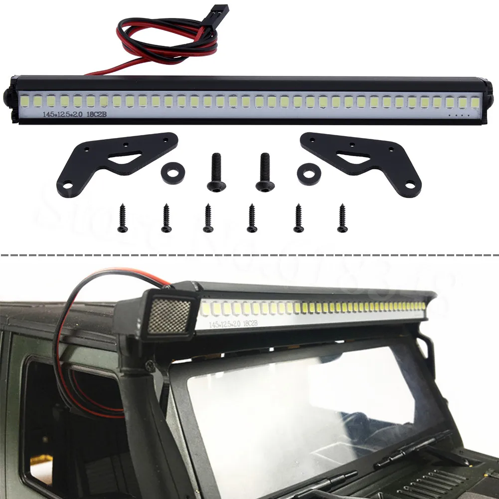 

For Traxxas Trx-4 Trx4 Axial SCX10 90046 D90 RC Rock Crawler Truck RC Simulation Climbing Car Lights Roof Lights 36 LED Lights
