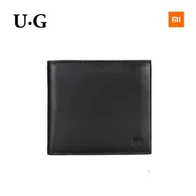 HOT !!! Xiaomi Originals Genuine Leather xiaomi men wallet Short Wallet Small Coin Purse Vintage High Quality Brand Designer