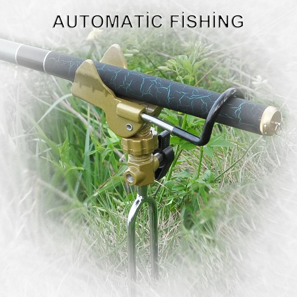 

Automatic Fishing Rod Mount Spring Angle Adjustable Fishing Pole Holder Outdoor Sea Rod Fishing Tackle Supplies olta