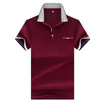 

Men polo brand high quality men polo shirt summer new cotton short sleeved POLO men business casual Solid polo shirt