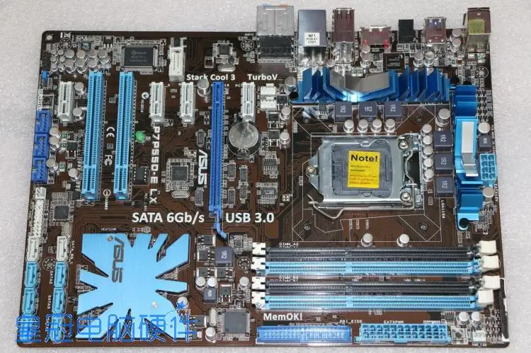 Оригинальная материнская плата для P7P55D-E LX DDR3 LGA 1156 P55 16GB для I5 I7 cpu USB2.0 USB 3,0 P55 настольная материнская плата