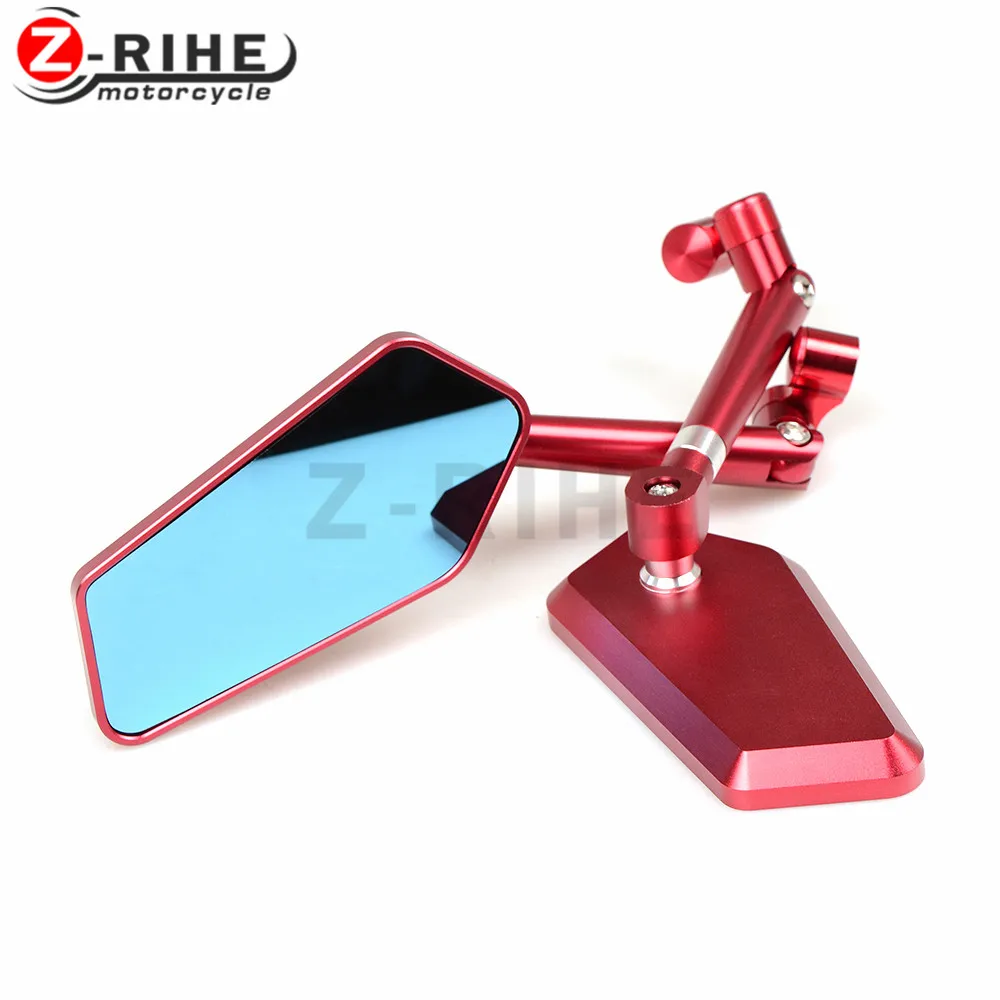 for universal motorcycle Aluminum accessories CNC Side mirror rearview Fits mirrors For Suzuki GSR750 GSR 750 2012-2015 2014 201