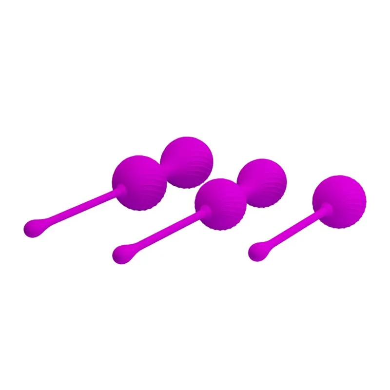 Silicone Kegel BallsSmart Love Ball for Vaginal Tight Exercise Machine Vagina ExcerciserBen Wa Balls of Sex Toys for Women