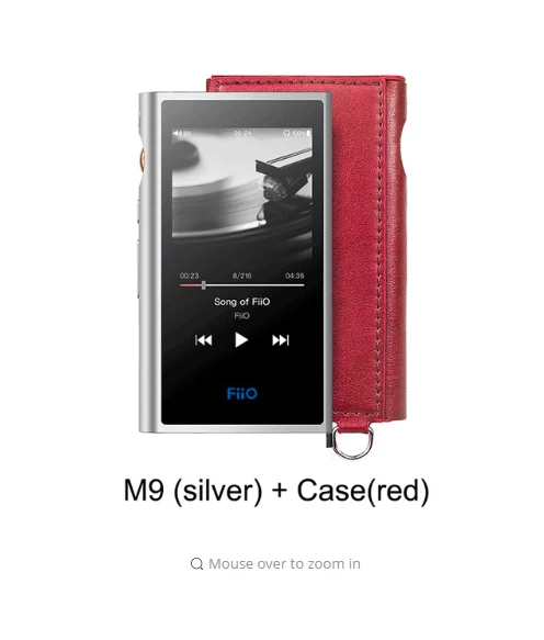 Горячий FiiO M9 HIFI AK4490EN* 2 Сбалансированный wifi USB DAC DSD портативный аудио mp3-плеер высокого разрешения Bluetooth LDAC APTX FLAC - Цвет: Синий