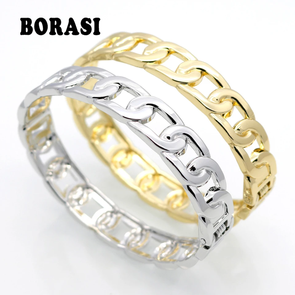 Модный женский браслет золотого цвета в форме веревки с белым золотом|bangle brand|bangles