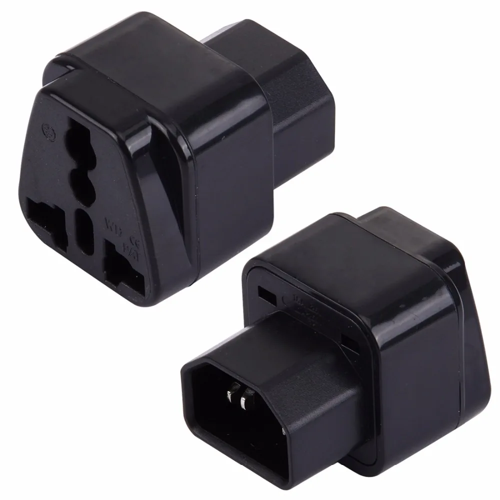 

WD-320 Portable Universal Plug to C13-C14 Socket Adapter Power Travel Converter