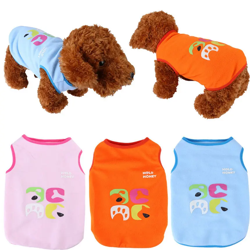 T shirt Soft Puppy Dogs Clothing Fashion Cute Summer Animals Cartoon