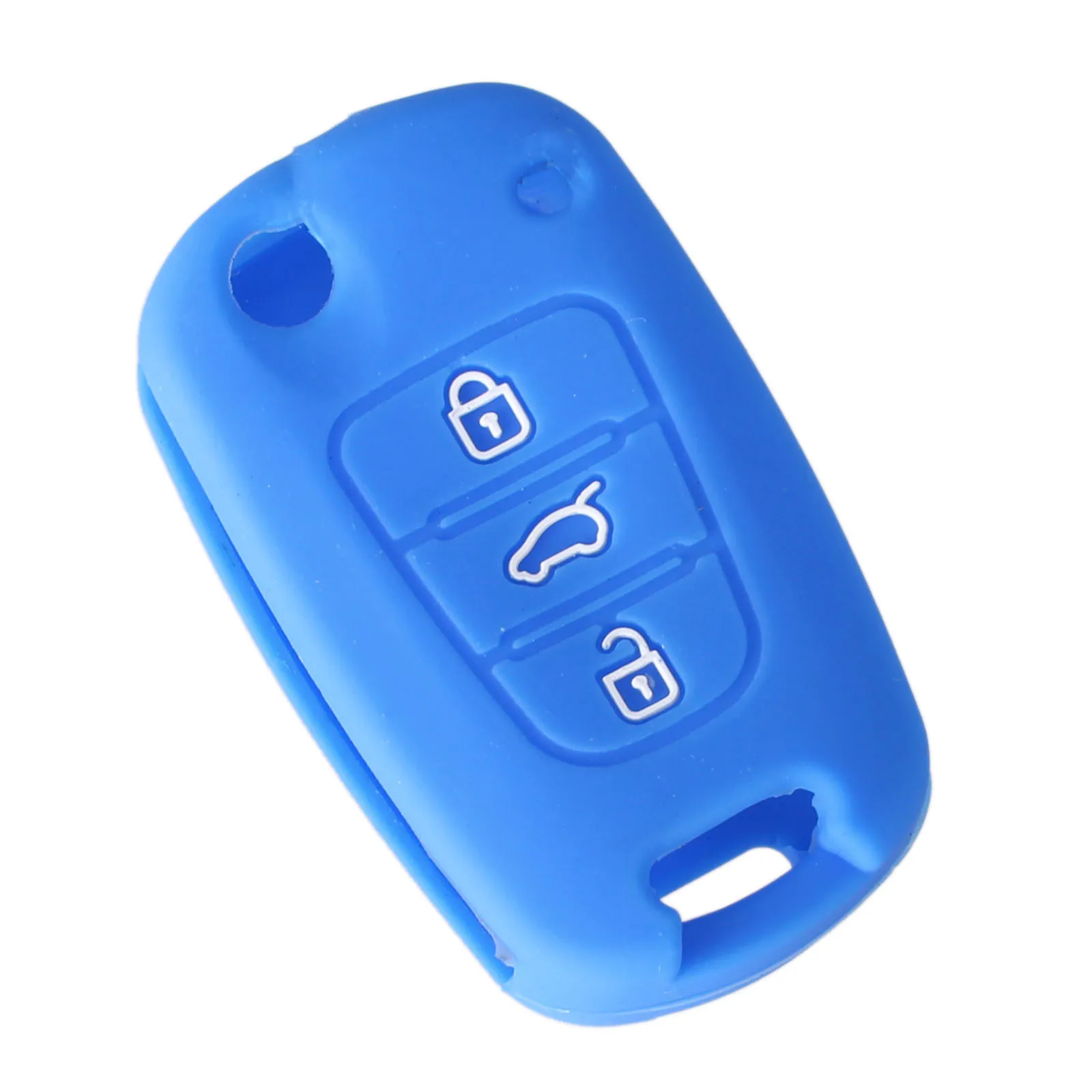 KEYYOU 3 пуговицы авто Стайлинг силиконовый для ключа автомобиля чехол hyundai i20 i30 i35 iX20