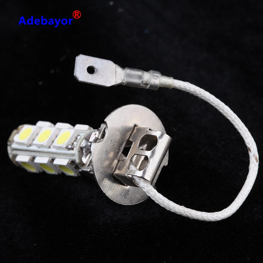 4 X H3 5050 SMD 13 светодиодный лампы Противотуманные фары луч парковки автомобилей головной туман светильник 12V мотоциклов лампы Автостоянка белого цвета