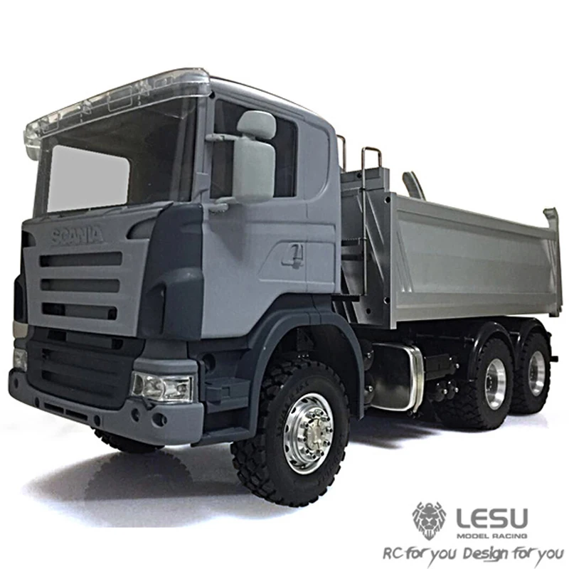 1/14 hydraulic dump truck Scania full drive 6X6 dump truck high torque electric model LS-20130006 RCLESU Tamiya truck