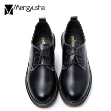 Брендовая дизайнерская зимняя теплая обувь на меху из лакированной кожи; ботинки-броги на шнуровке; обувь в стиле Дерби на низком каблуке; лоферы; плоская губка; нарядная обувь