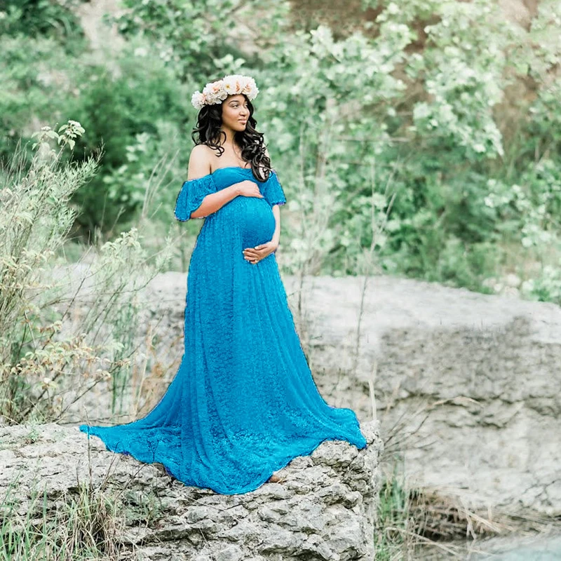 Реквизит для фотосессии для беременных; платье для беременных; платья для фотосессии для беременных; Кружевное платье макси; Размеры S-XL