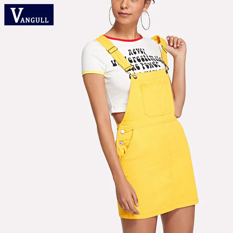 Vangull Hem Distressed твердый комбинезон платье 2019 летние туфли с ремешками без рукавов