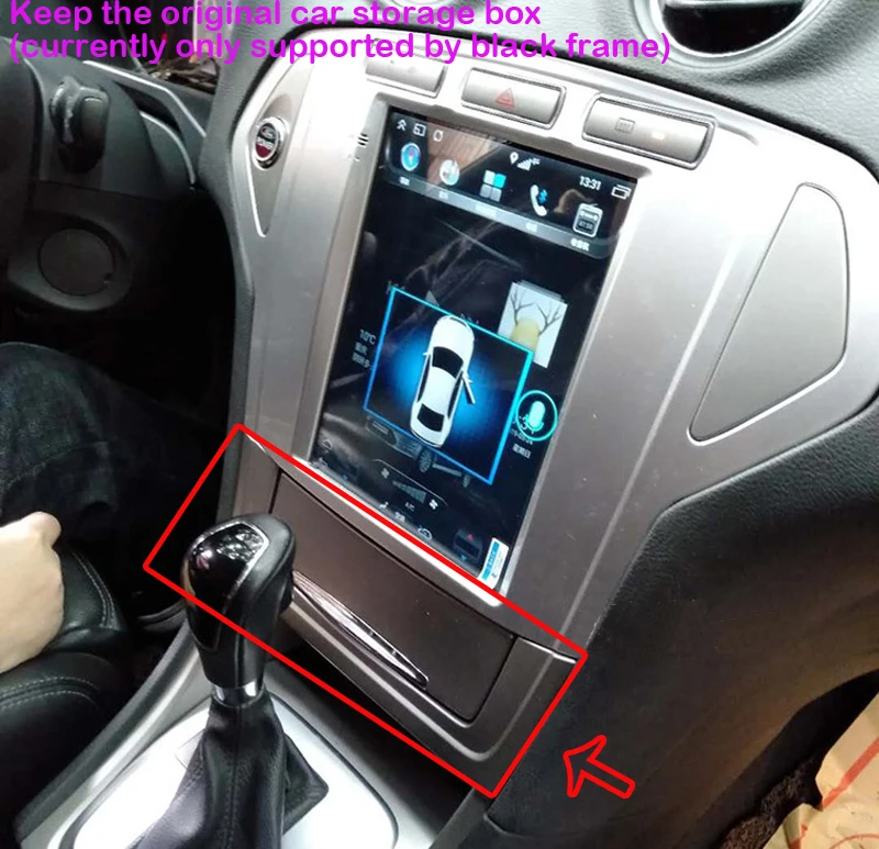 Sale 64GB Android8.1 Tesla style Car GPS Navigati for Ford Mondeo 2007-2010 yea Vertical  screen GPS multimedia radio navigaton 3