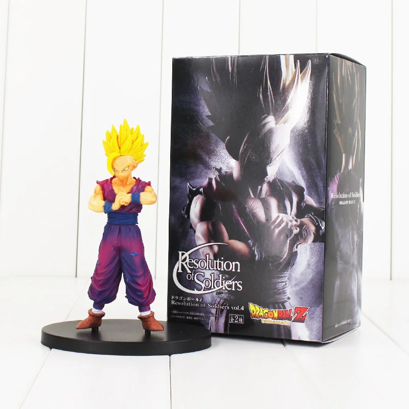 15 см разрешение солдат фигурка Сона гохана игрушка Dragon Ball Z Gohan Супер Saiyan Аниме Драконий жемчуг зет модель куклы для детей - Цвет: With Box