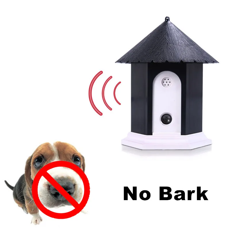 Outdoor Ultrasonic Dog Anti Bark Repeller Pet Barking Control Trainer Device Rainproof Puppy No Training Equiment | Дом и сад