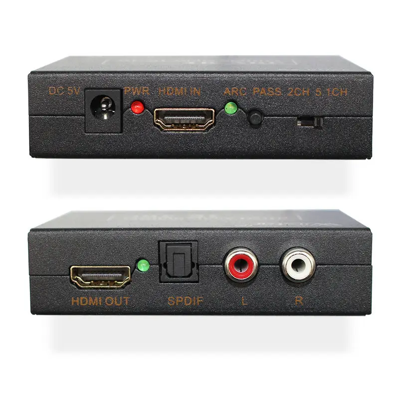 HDMI аудио экстрактор V1.4 поддержка 4K * 2K к spdif преобразователь адаптер с адаптером