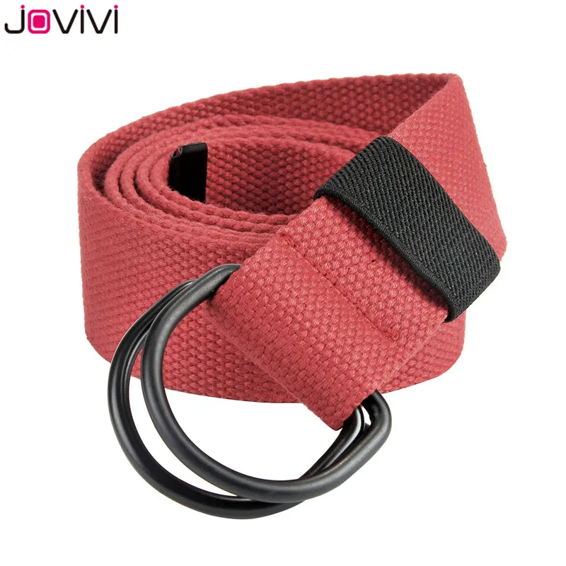 Мужской парусиновый ремень Jovivi 1 шт. с двойным d образным кольцом повседневный в