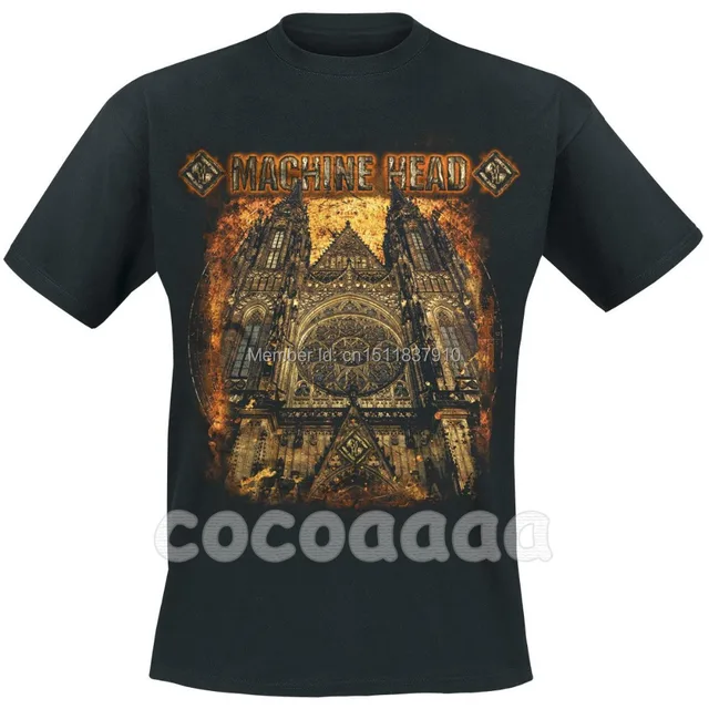 Brand Machine Rock Heavy Mma Notre Band Metal Paris Fitness Dark 3d Hardrock Shirt 100 Head Men Dame cotton De New Church qrr5w8xt