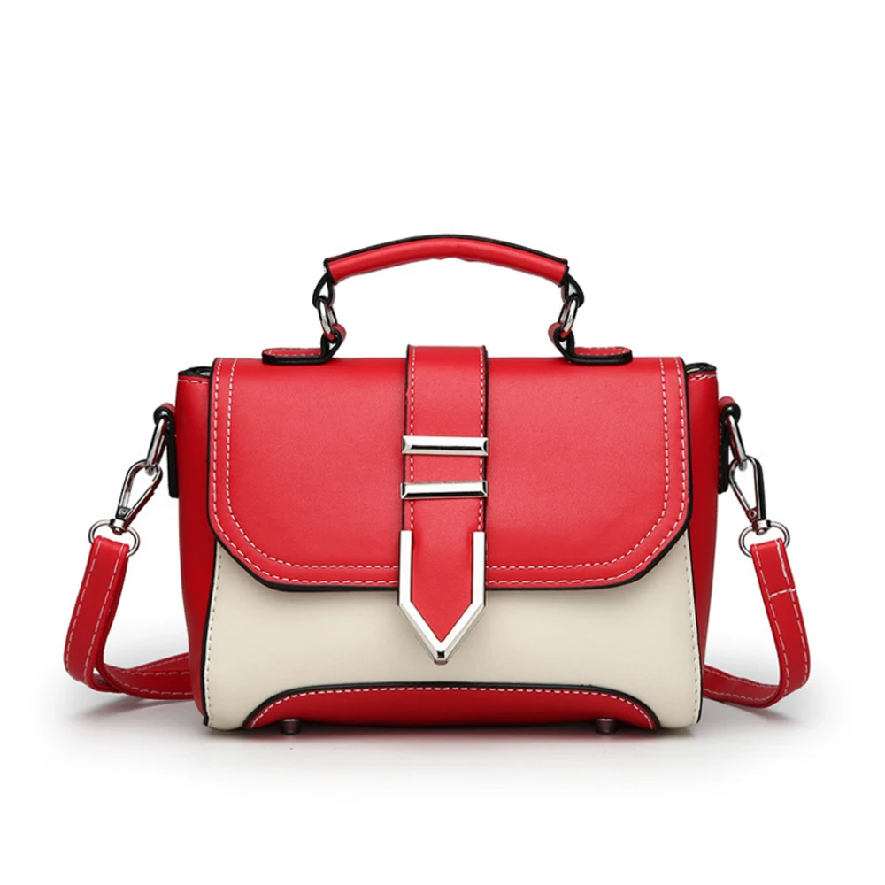 

Panelled Bolsos Mujer Women Sling Shoulder Bag Sac Main Femme Ladies PU Leather Handbag Feminina Crossbody Bags Torebki Damskie