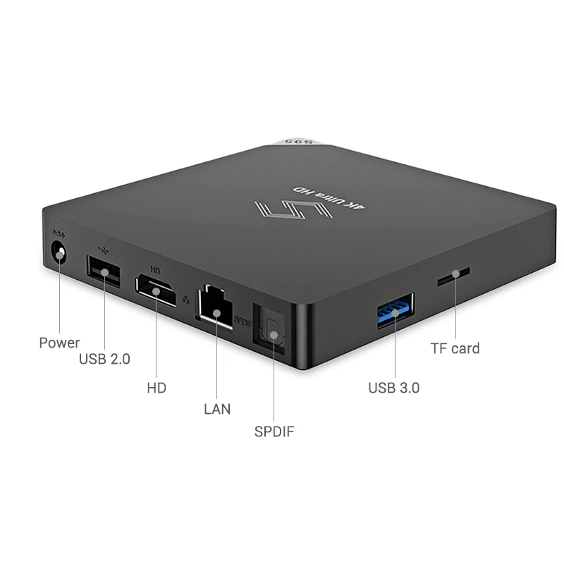 S95 S905XII 4 K HD TV Box Max Android 8 1 GB DDR4 Оперативная память + 32 Встроенная 2 4/5 ГГц Wi Fi BT4.0 Smart Media