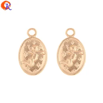 

Cordial Design 50Pcs 10*17MM Jewelry Accessories/Charms/DIY Making/Oval Shape/Genuine Gold Plating/Hand Made/Earring Findings