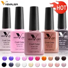 #61508 Venalisa New Brand 100% Gel Polish Soak Off UV LED Nail Gel Polish UV Gel Nail Polish Primer Base Top Coat Nail Tips belen uv led gel nail polish top coat soak off base coat nail basis for gel polish base and top uv primer top and base polish