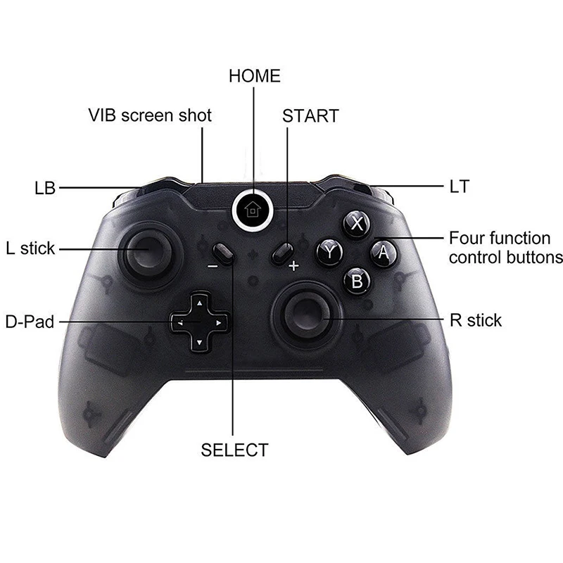 New Bluetooth Wireless Pro Controller Gamepad Joypad Remote for Nintend Switch Console Gamepad Joystick r25 Large Battery New Bluetooth Wireless Pro Controller Gamepad Joypad Remote for Nintend Switch Console Gamepad Joystick r25 Large Battery