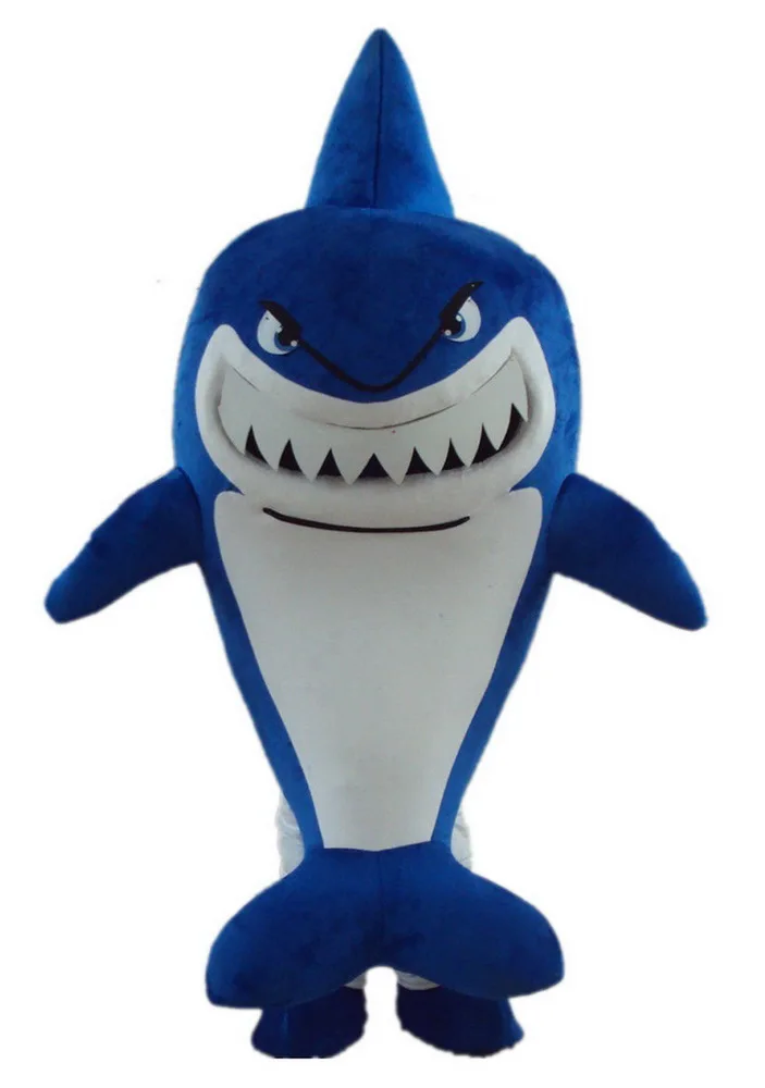 

Blue shark Mascot Costume mascot costumes for adults christmas Halloween Outfit Fancy Dress Suit Free Shipping2019New
