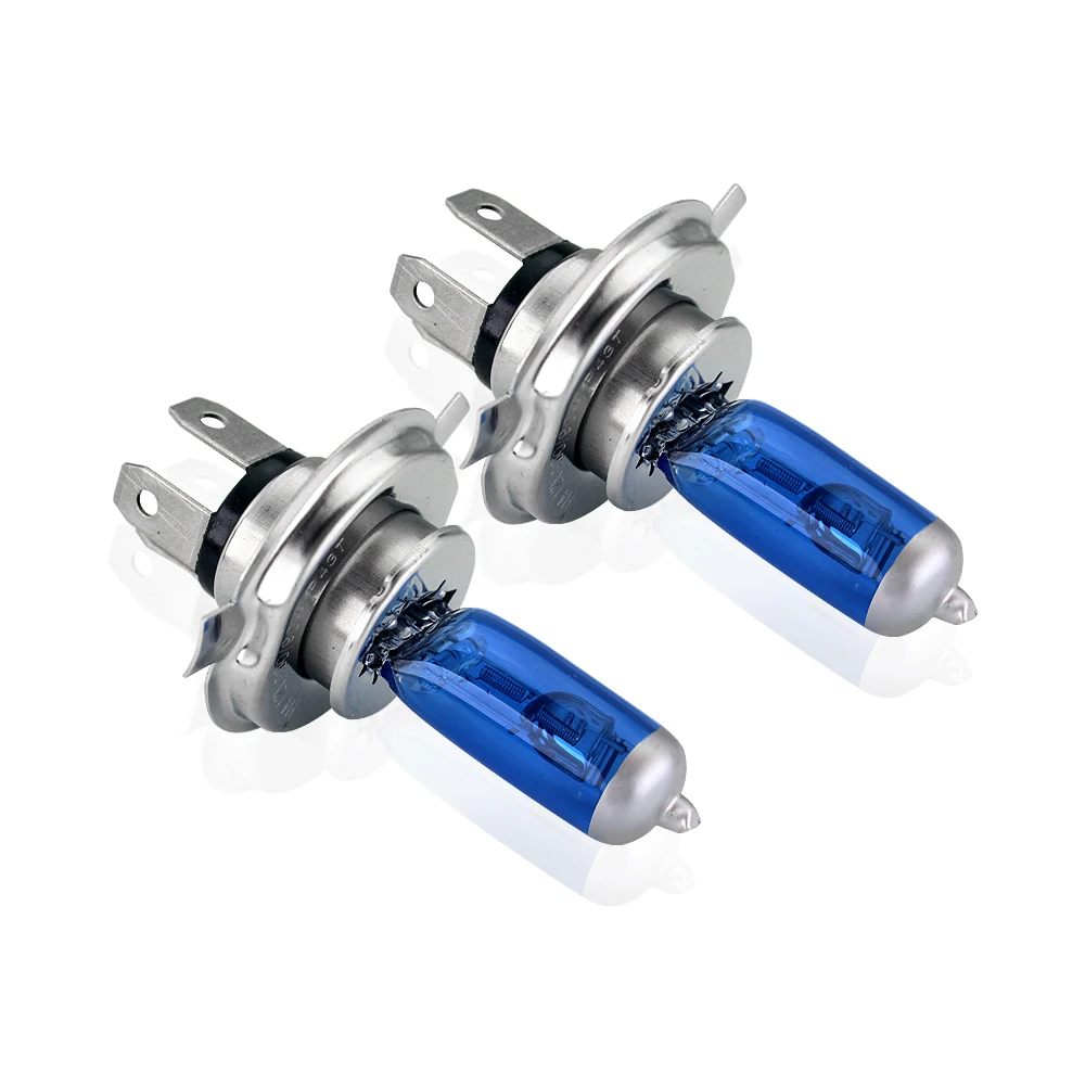 2 шт. галогенные автомобильные лампы H4 5000K 12 В 55 Вт|h4 xenon|12v 55w2x h4 |