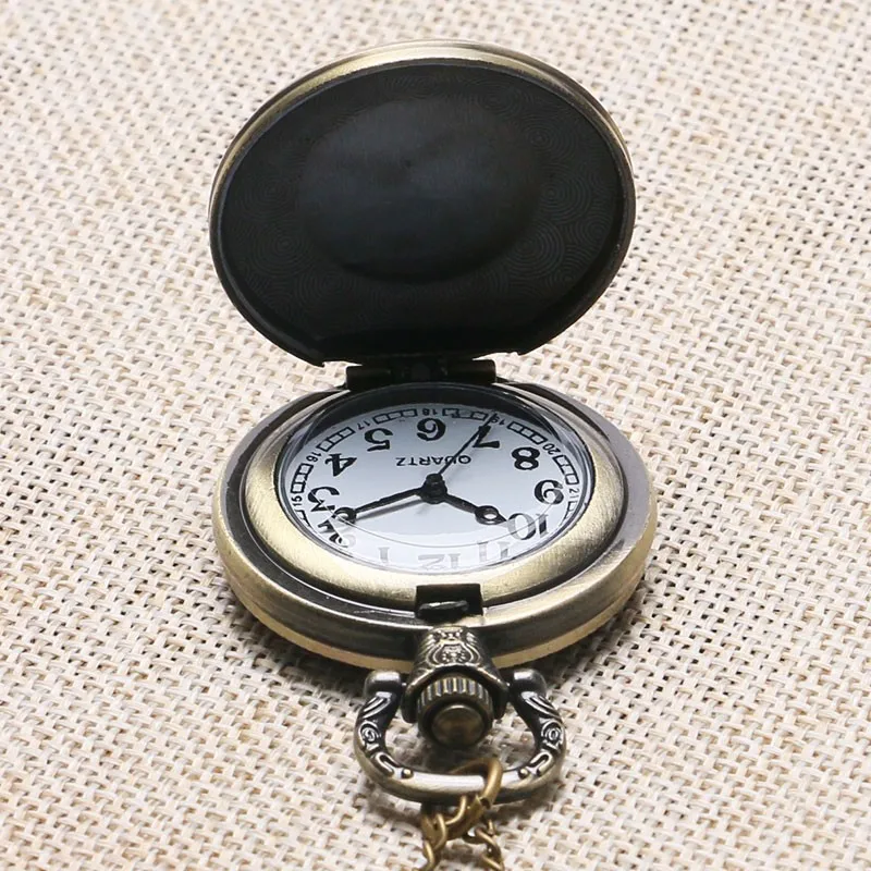 Vintage Bronze Pocket Watch Detail