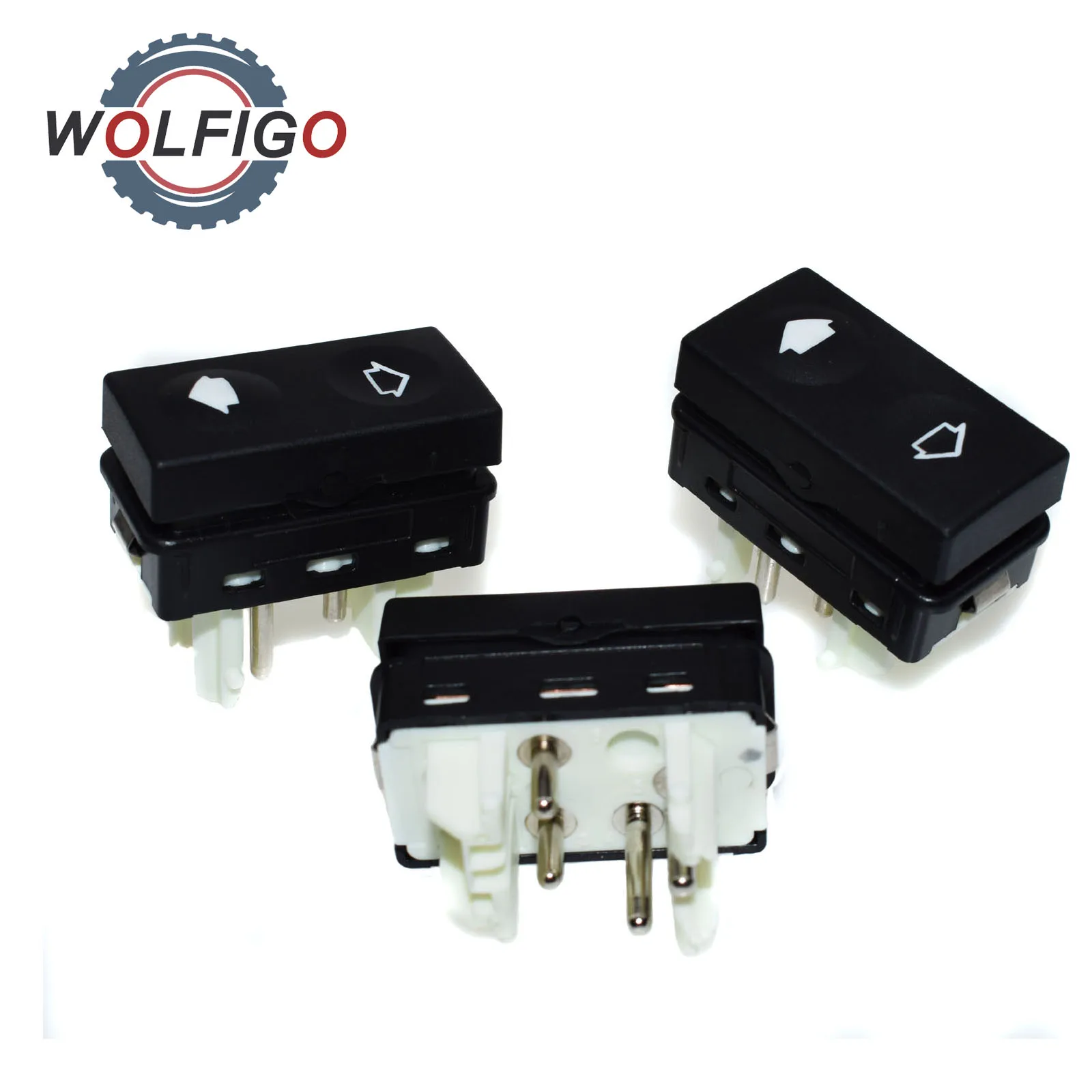 

WOLFIGO 3PCS Power Door Window Switch 61311387916 For BMW E36 318is 320i 325i 328i Z3 M3 1992-1998