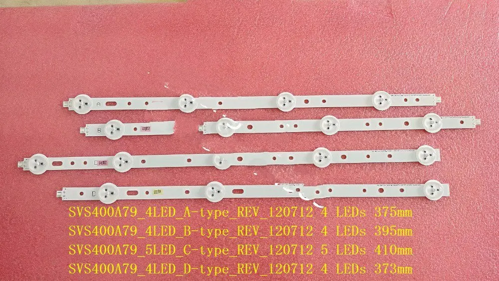 4 предмета в комплекте новые 40D1333B 40L1333B 40PFL3208T LTA400HM23 светодиодный подсветка бар SVS400A79 4 светодиодный A B D 5 светодиодный C Тип Rev.1 120712