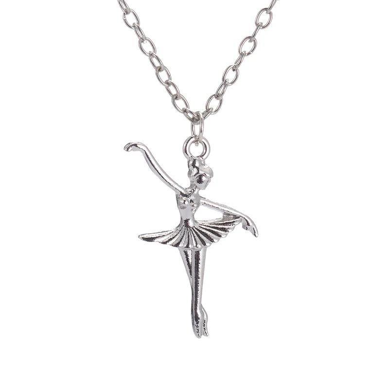 

New Arrival Ballerina Necklace Wonder Women Ballet Pendants Necklaces Dancers Accessories Jewelry Girl Party Gifts