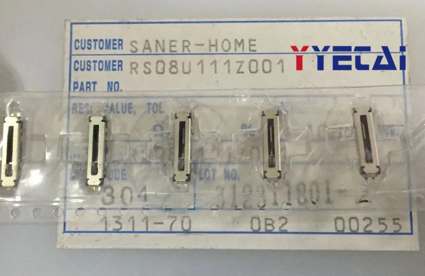 1 шт. RS08U111Z001 SMD скользящий потенциометр 10K небольшой резистор DD | Обустройство дома