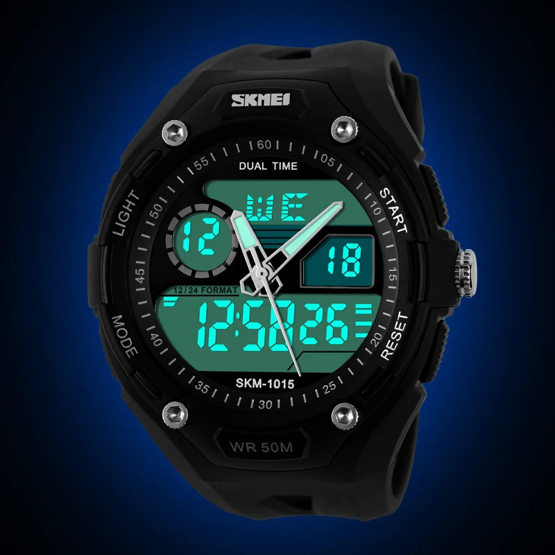 Men Sports Watches Male Fashion Watch Skmei Brand Watch Men Digital Shock Men Military Army Watch LED Sport Quartz Wristwatches