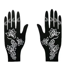 1x индийские временные тату хной трафареты художественная наклейка рука тело